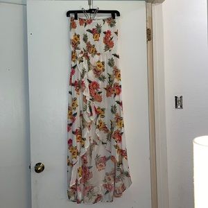 New with tags, strapless maxi dress